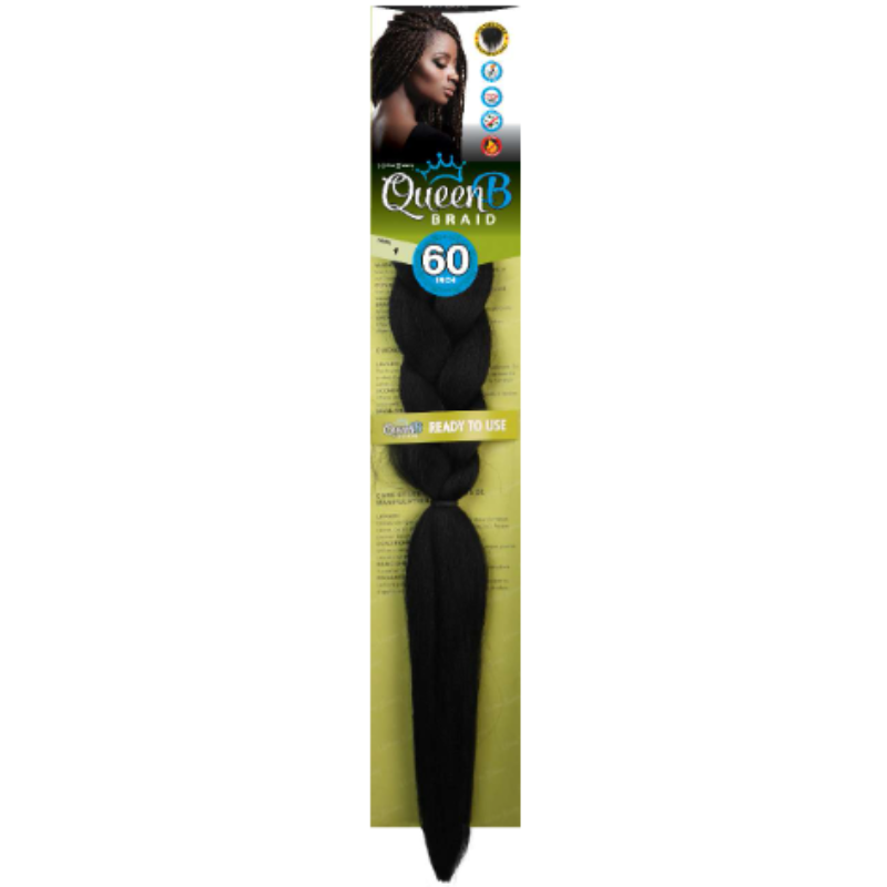 60 Inch Braiding hair - #1 60 Inch Braiding hair - #1