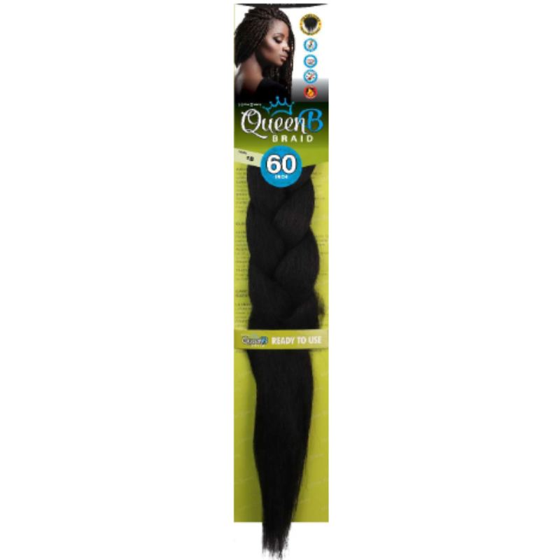 60 Inch Braiding hair - #1B 60 Inch Braiding hair - #1B