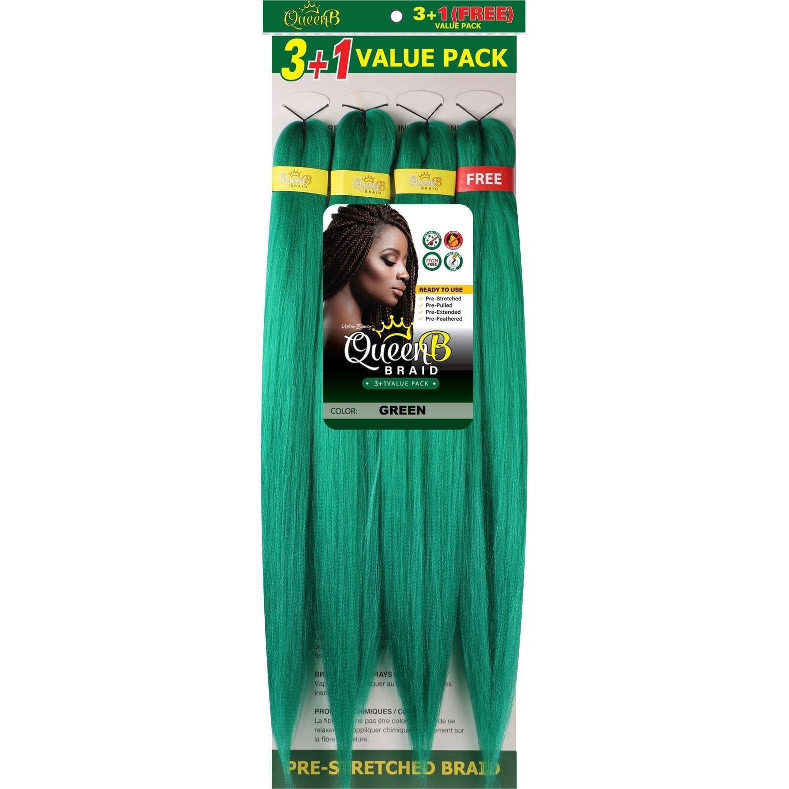 Queen B Pre-Stretched Value Pack Queen B Pre-Stretched Value Pack