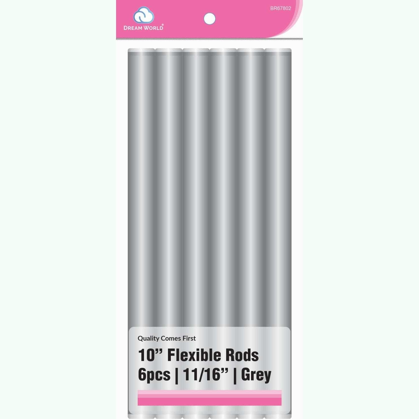 Brittny Rod Flex 10 Grey 6Ct - 0.6875 Brittny Rod Flex 10 Grey 6Ct - 0.6875