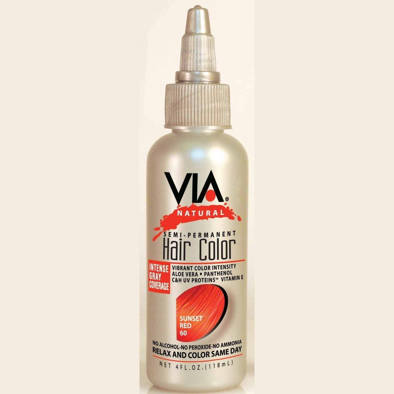 Via Natural Hair Color 060 Sunset Red Via Natural Hair Color 060 Sunset Red