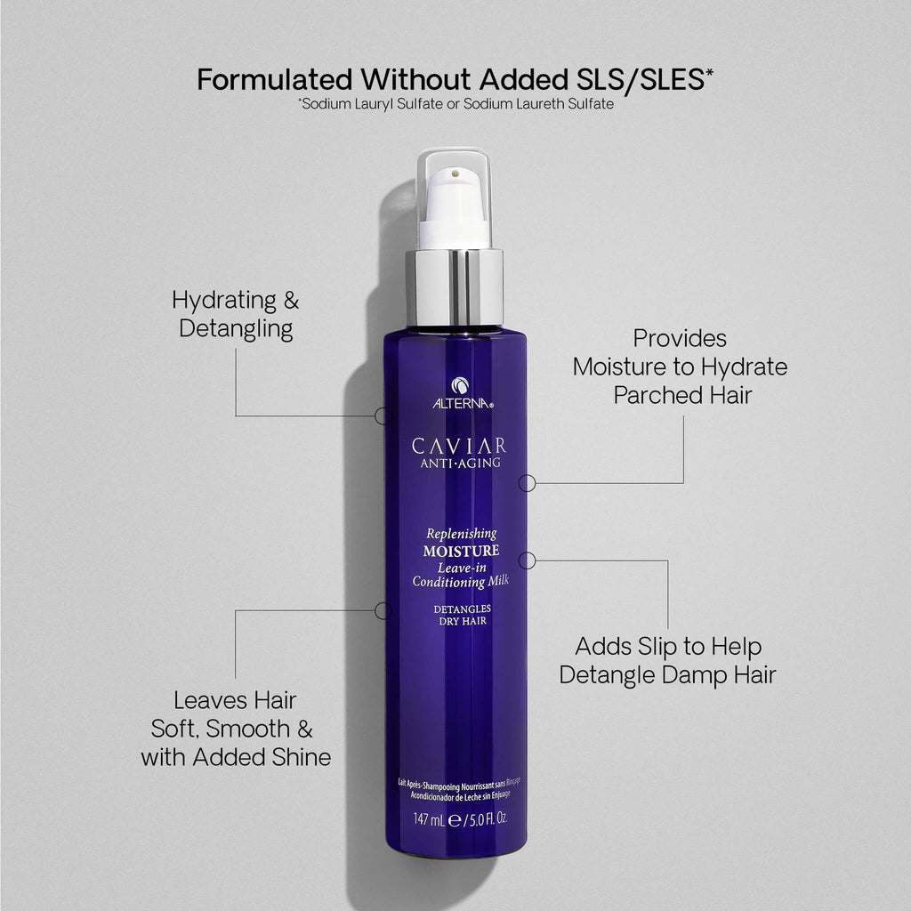 Alterna Caviar Anti-Aging Replenishing Moisture Leave-In Conditioning Milk, 5 oz