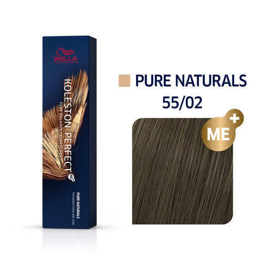 Wella Koleston Perfect Me+ Pure Naturals 55/02 Intense Light Brown Natural Matte