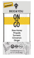 Bee & You On the Go Immunity Honey, 1.73 oz (7 Packets / 1 Box)