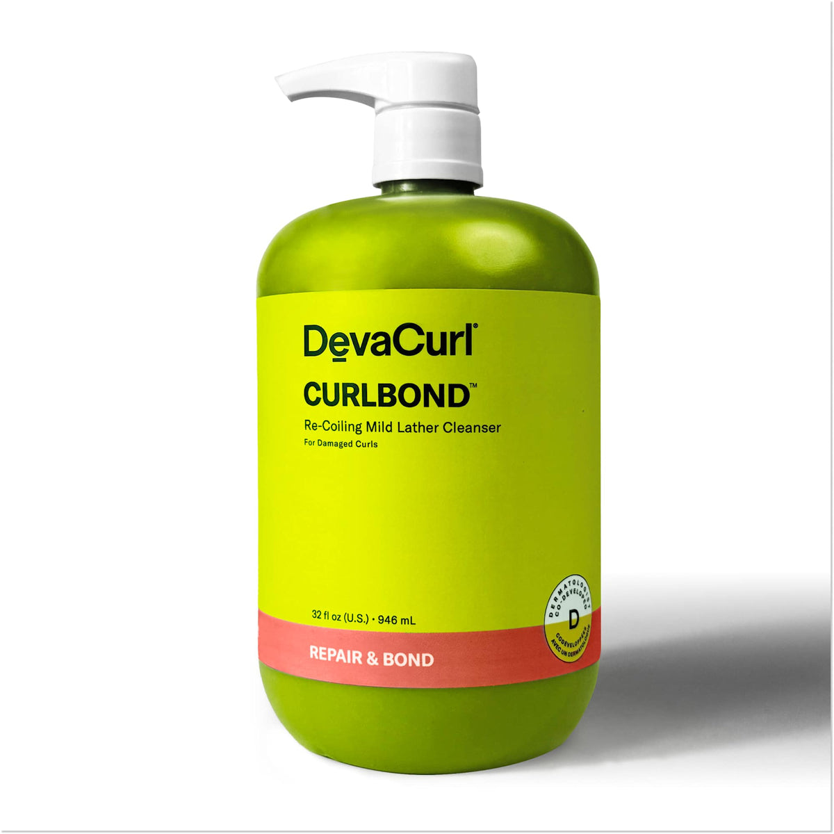 DevaCurl CurlBond Re-Coiling Mild Lather Cleanser Curly Hair 32 fl oz