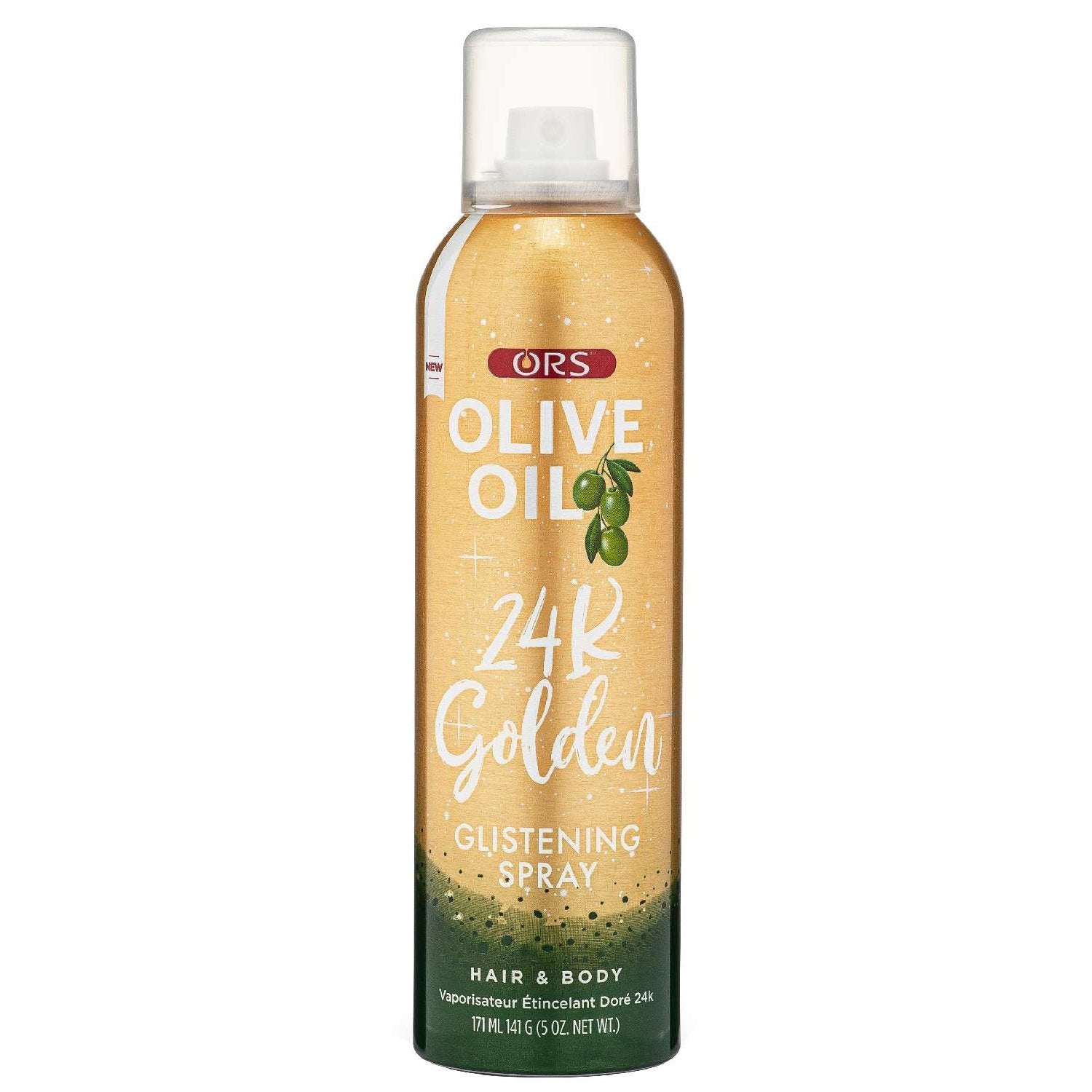 Ors Olive Oil 24K Golden Glistening Spray 5 Oz