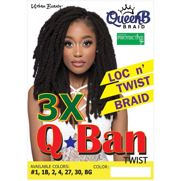 Synthetic Queen B 3X Q-Ban Twist Color #30
