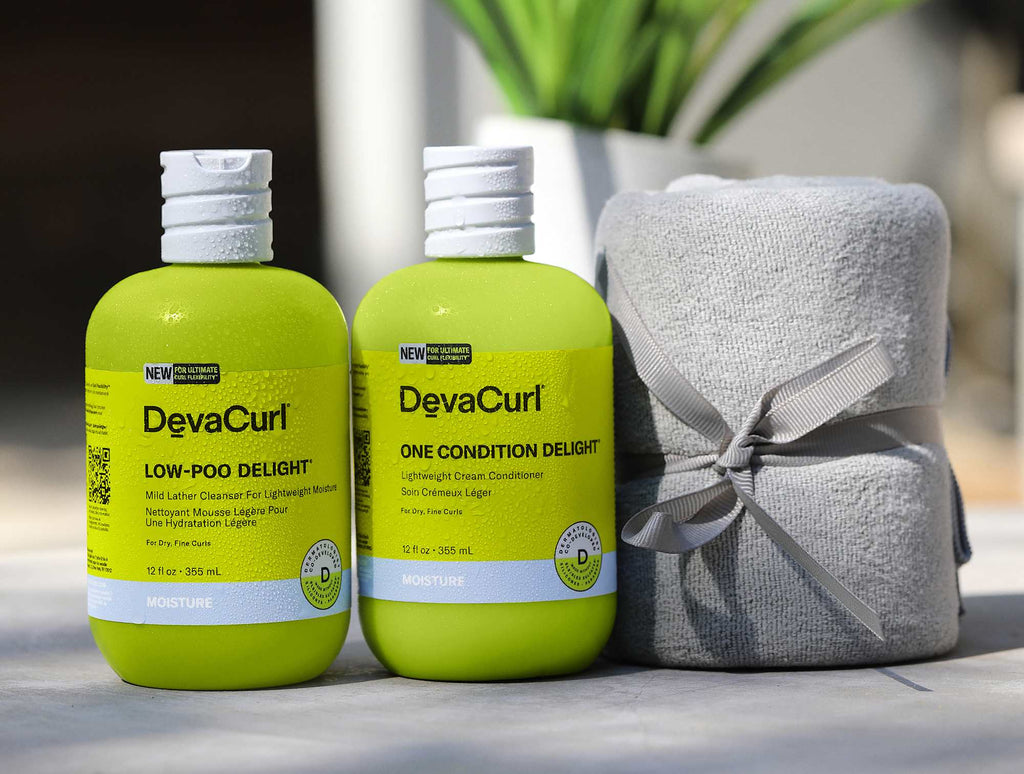 DevaCurl Low-Poo Delight Mild Lather Cleanser Shampoo, 32 oz