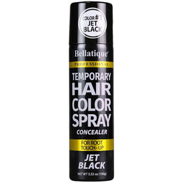 Bellatique #1 Jet Black Temporary Hair Color Spray 3.52 Oz