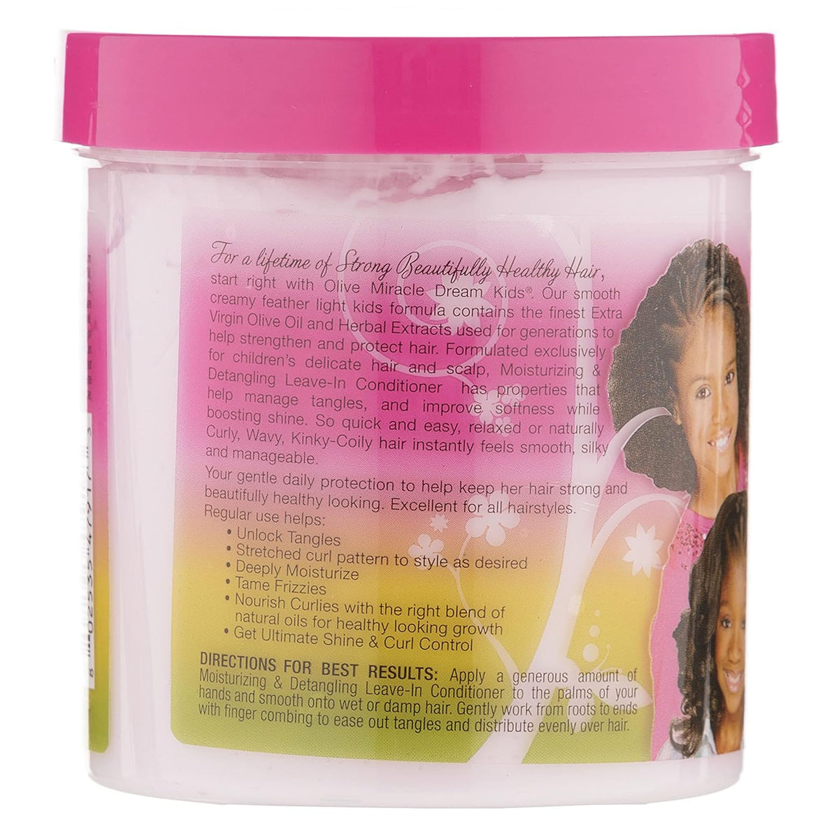 African Pride Dream Kids Olive Miracle Detangling Leave-In Conditioner, 15 oz