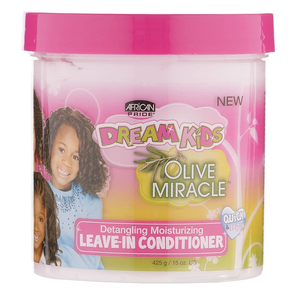 African Pride Dream Kids Olive Miracle Detangling Leave-In Conditioner, 15 oz