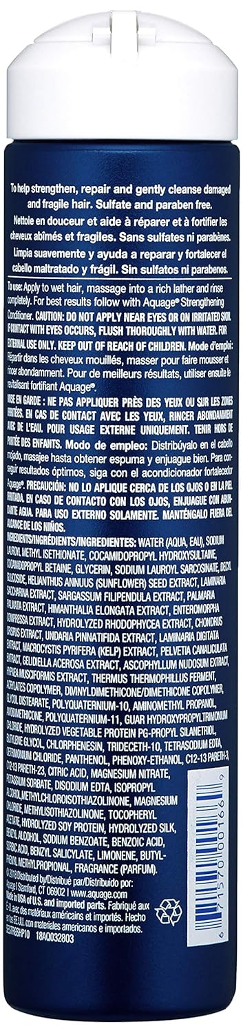 Aquage SeaExtend Strengthening Shampoo for Fine Hair, 10 oz