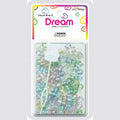 Chloe Bead 2100 Rnd Glitter Clear Assort