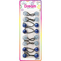 Chloe Ponytail 2620 Glitter Blue Assort 8 Pieces