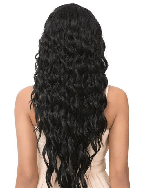 It's a Wig Ciao Bella Deep Lace Part Synthetic Wig, Black to Burgundy TTPMIST99J
