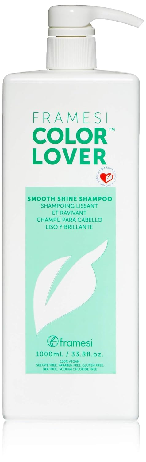 Framesi Color Lover Smooth Shine Shampoo, Sulfate Free, 33.8 oz