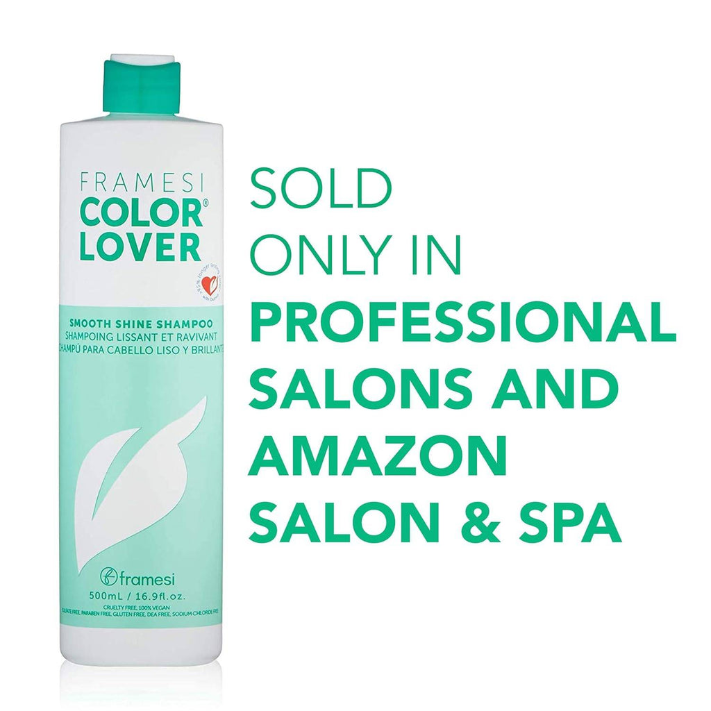 Framesi Color Lover Smooth Shine Shampoo, Sulfate Free, 33.8 oz