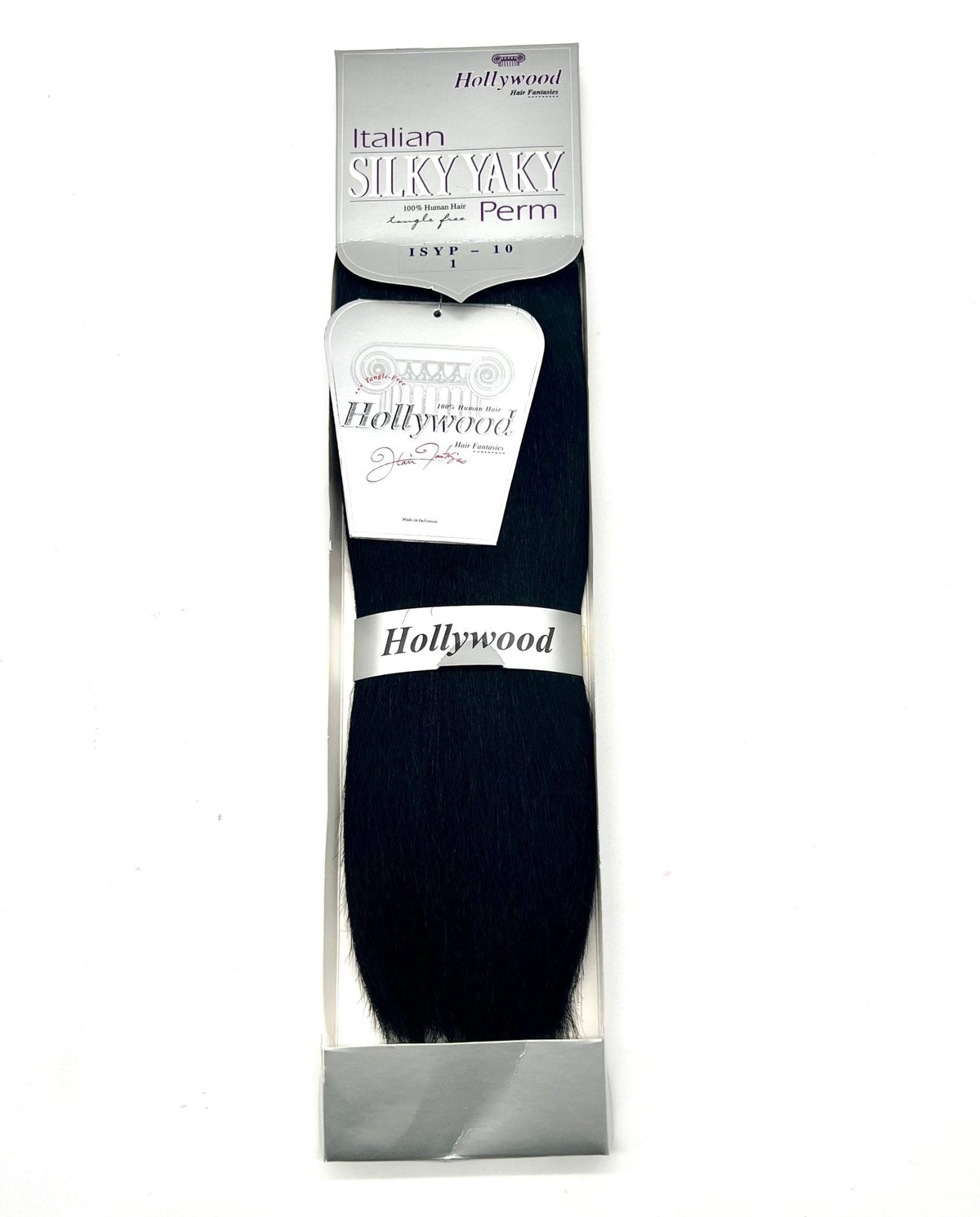 Hollywood 100% Human Hair Italian Silky Yaky Perm Weft Extensions - Choose Size