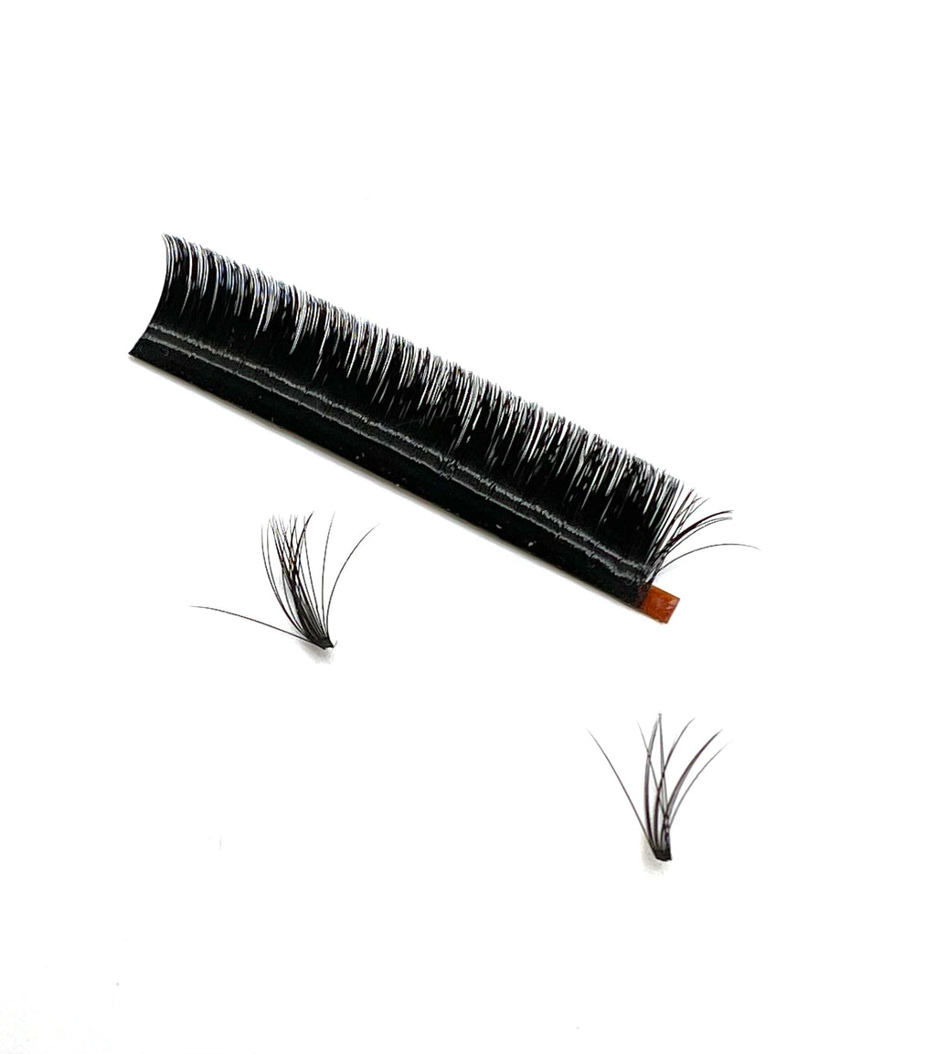 VIP Quick Fan Lash Extensions 0.05 mm C Curl | 12-Line Tray