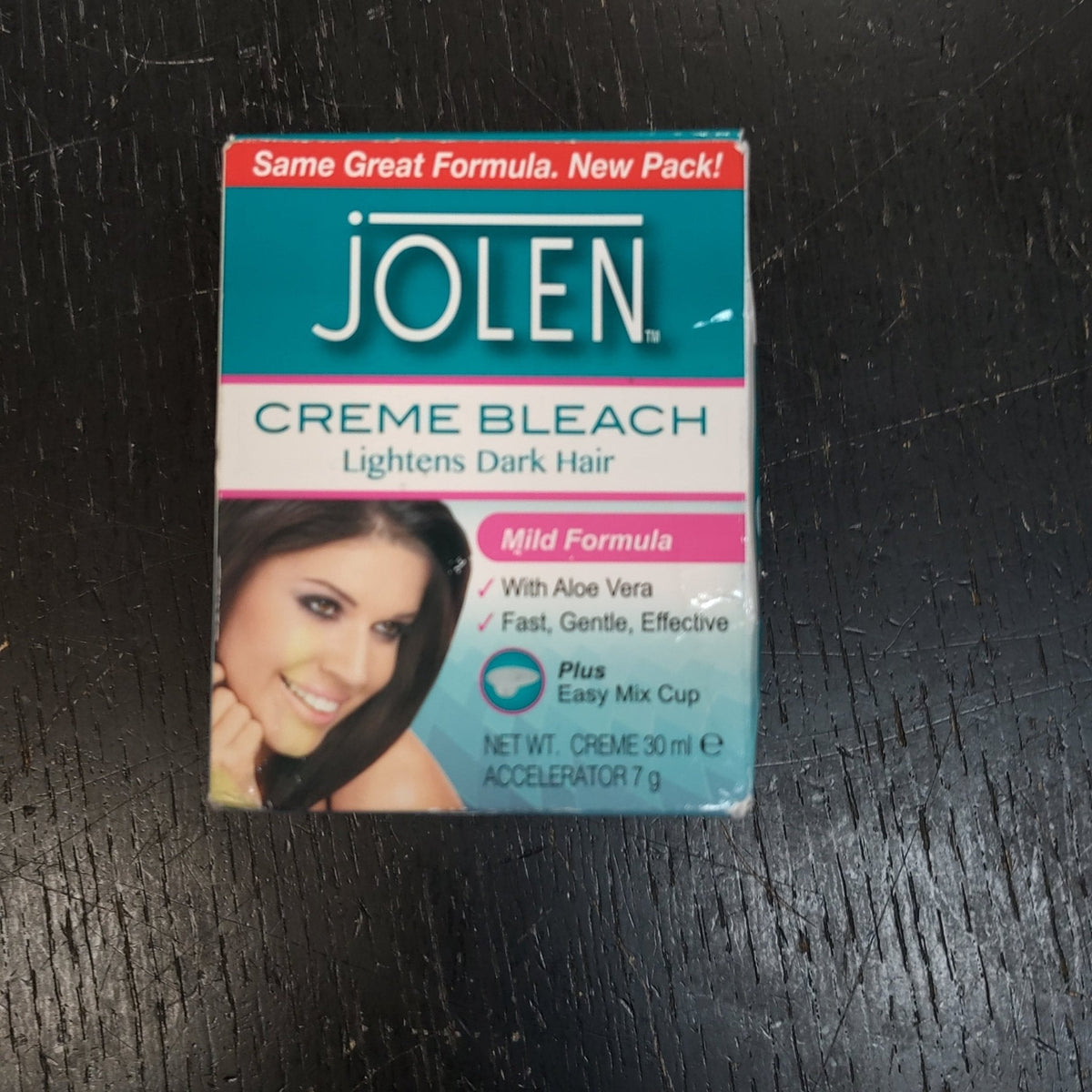 Jolen Creme Bleach Mild Formula with Aloe Vera for Facial & Body Hair, 30 ml