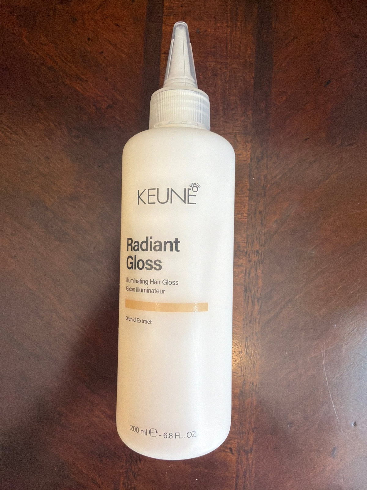Keune Radiant Gloss Illuminating Hair Gloss with Orchid Extract 6.8 oz