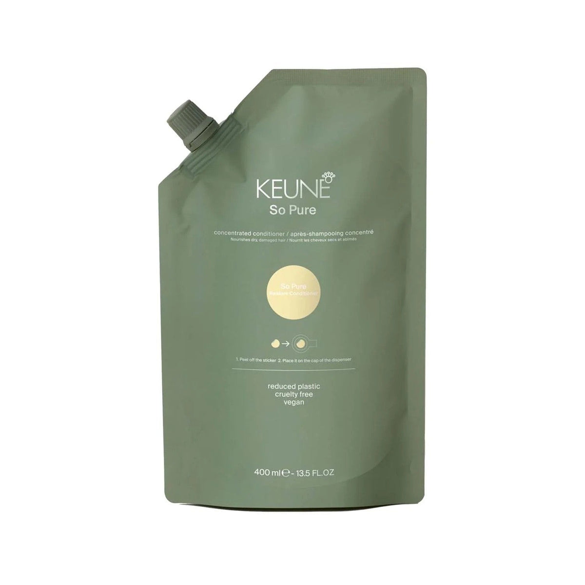 Keune So Pure Restore Conditioner Refill, 13.5 oz