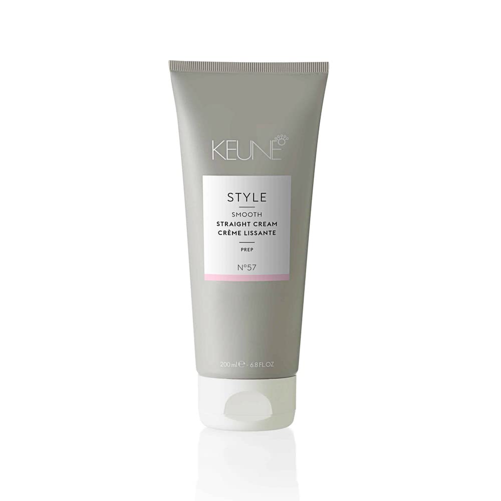 Keune Style Straight Cream, Heat-Activated Anti-Frizz, 6.8 oz