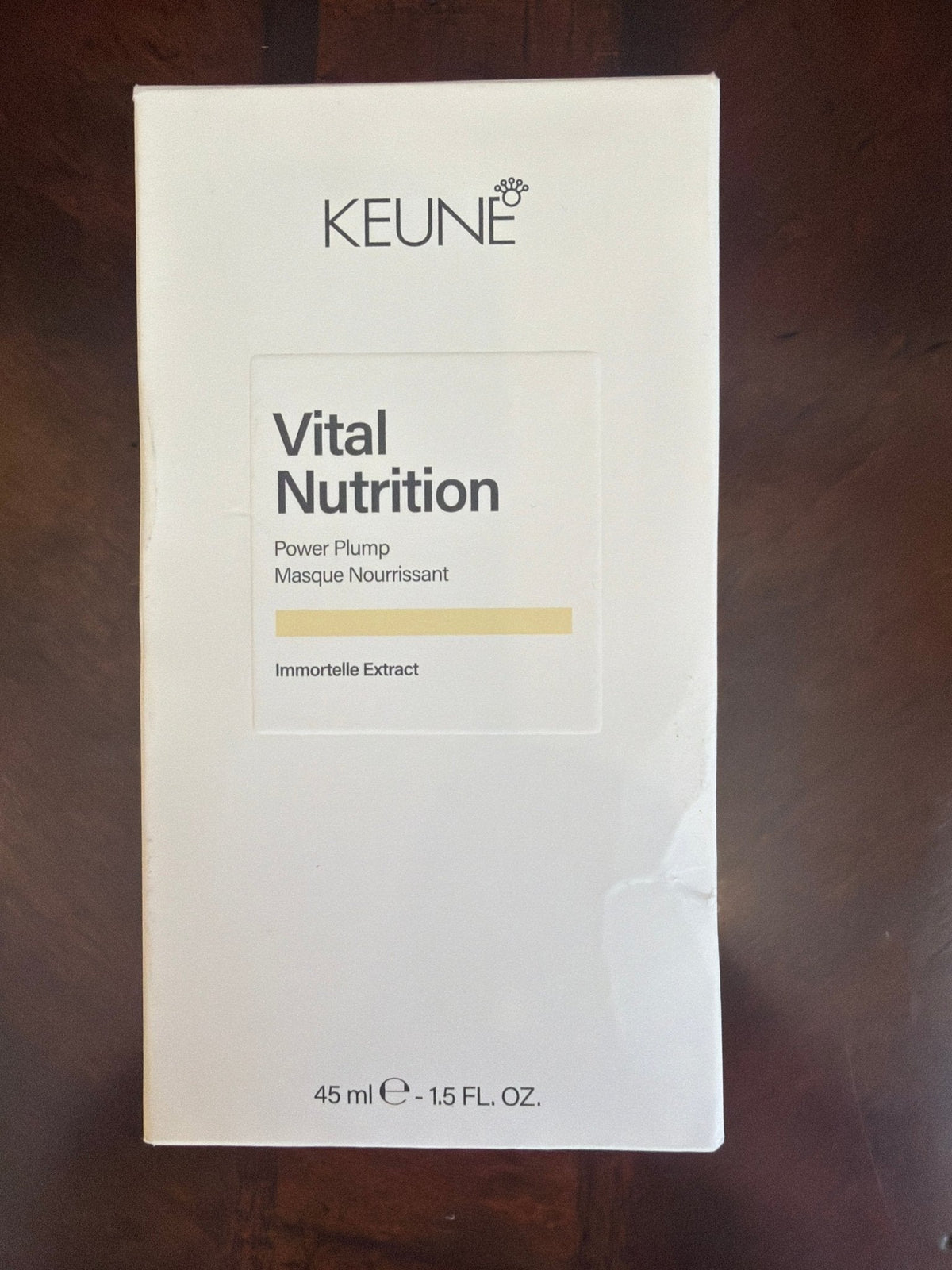 Keune Vital Nutrition Power Plump Masque with Immortelle Extract, 1.5 oz