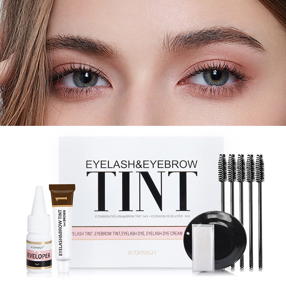 VIP Lash & Brow Tint Kit, Professional Semi-Permanent 2-in-1