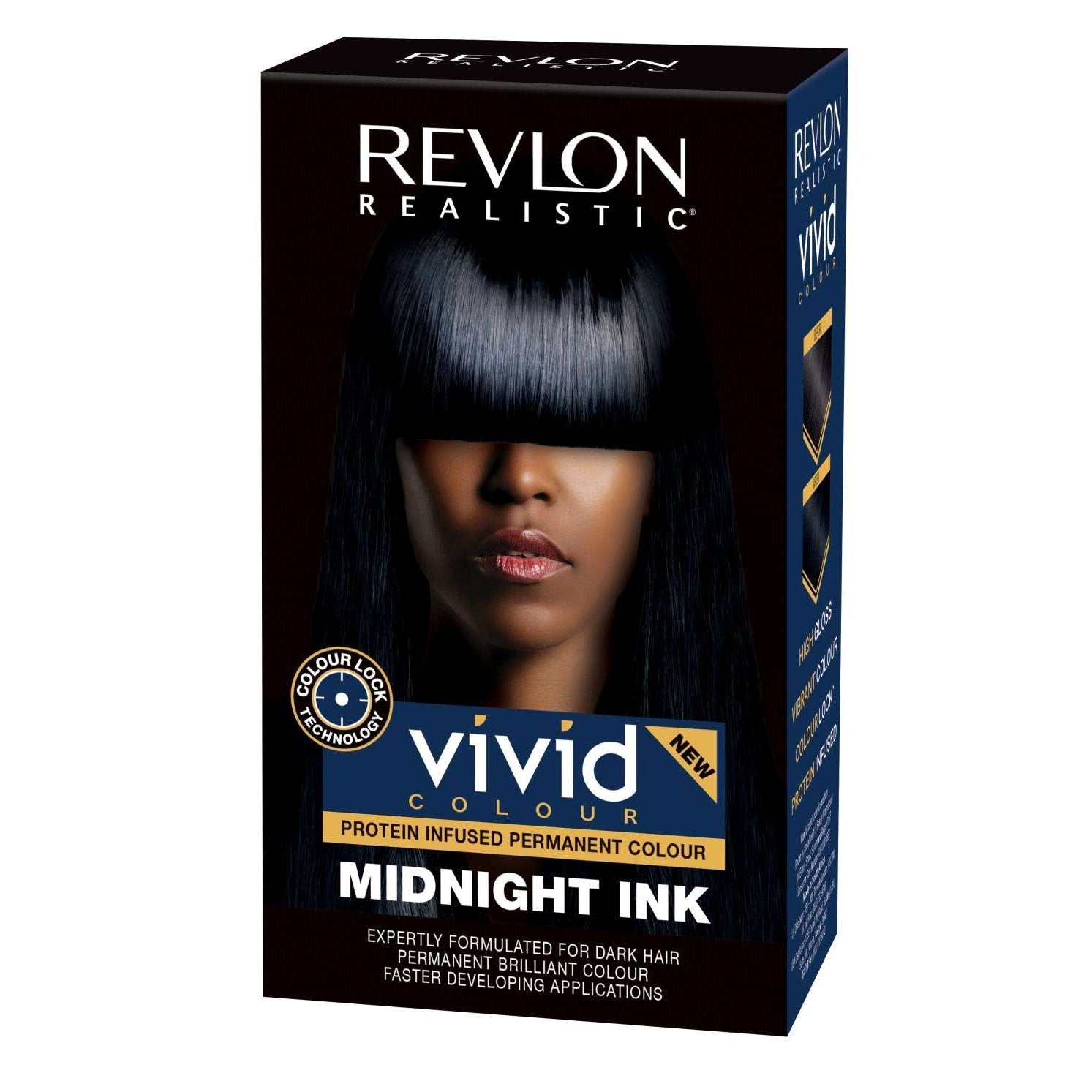 Revlon Realistic Vivid Colour Protein Infused Permanent Colour Midnight Ink