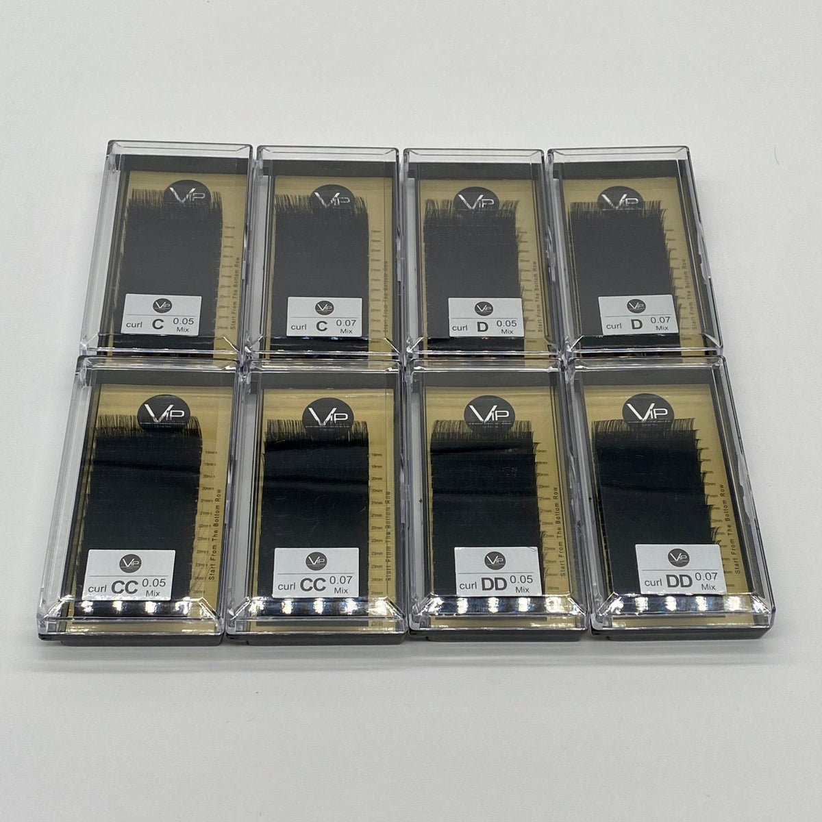 VIP Faux Mink XL Lash Extensions 19–25 mm | 14-Line Tray
