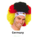 Germany World Cup Soccer Afro Wig 25-Count Case Pack – Official FIFA