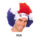 USA World Cup Soccer Afro Wig 25-Count Case Pack – Official FIFA