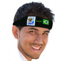 Brazil World Cup Soccer Headband 50-Count Case Pack – Official FIFA