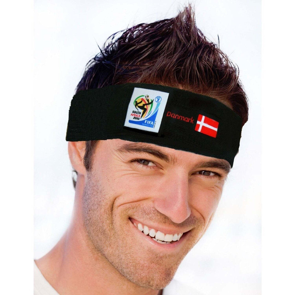 Denmark World Cup Soccer Headband 50-Count Case Pack – Official FIFA
