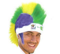 Brazil World Cup Soccer Mohawk Wig 25-Count Case Pack – Official FIFA