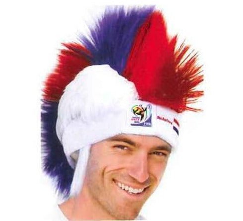 Holland World Cup Soccer Mohawk Wig 25-Count Case Pack – Official FIFA