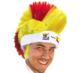 Spain World Cup Soccer Mohawk Wig 25-Count Case Pack – Official FIFA