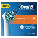 Oral-B CrossAction CleanMaximiser Brush Heads EB50-10, 10-Pack, White