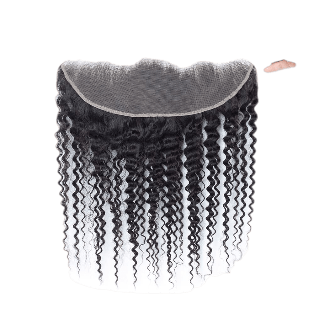 Rio Bohemian Human Hair Frontal Ear to Ear 13x4 Natural Black, 18 in
