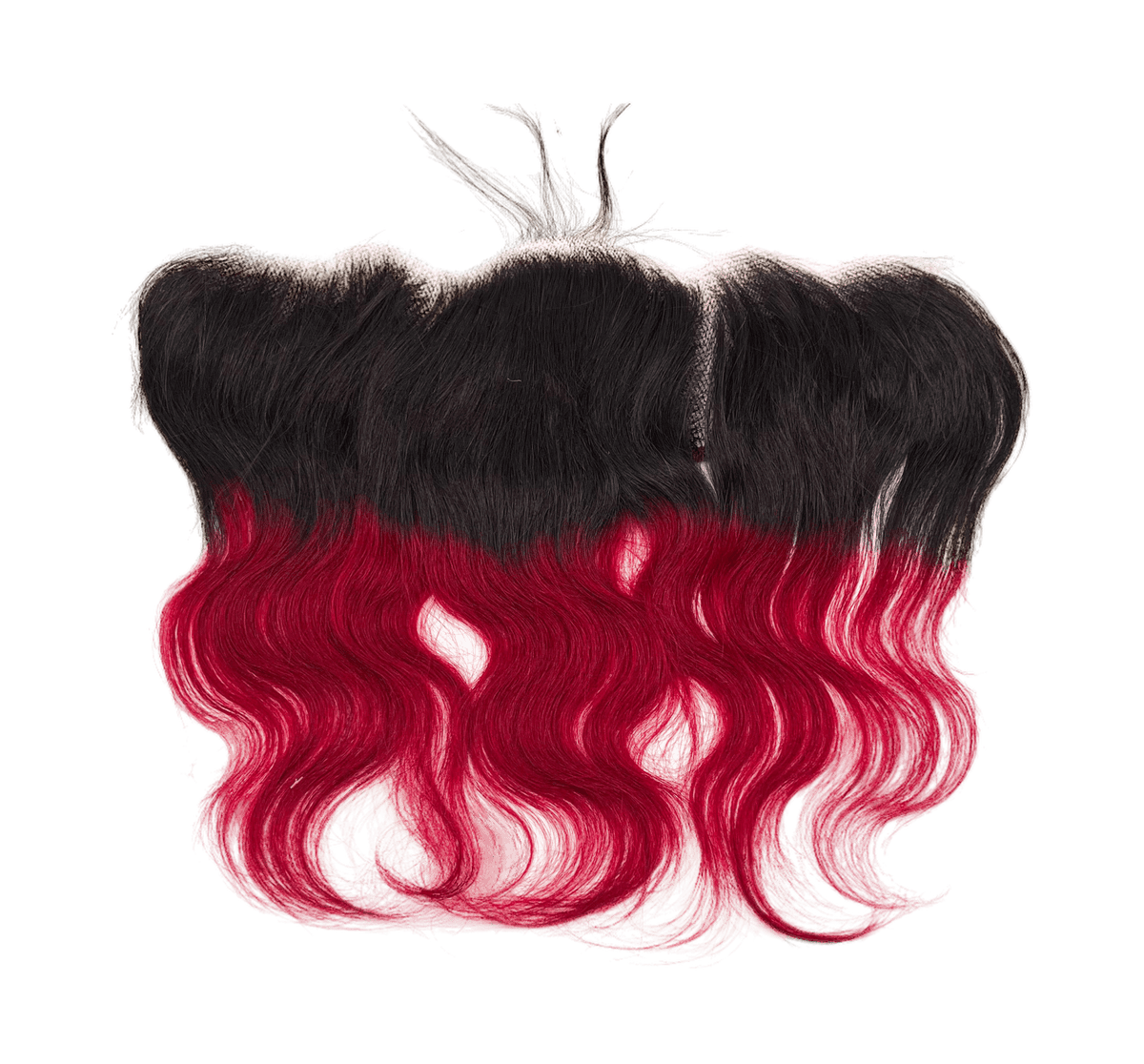 Rio Body Wave Human Hair Frontal Ear to Ear 13x4 Wine, 12 in