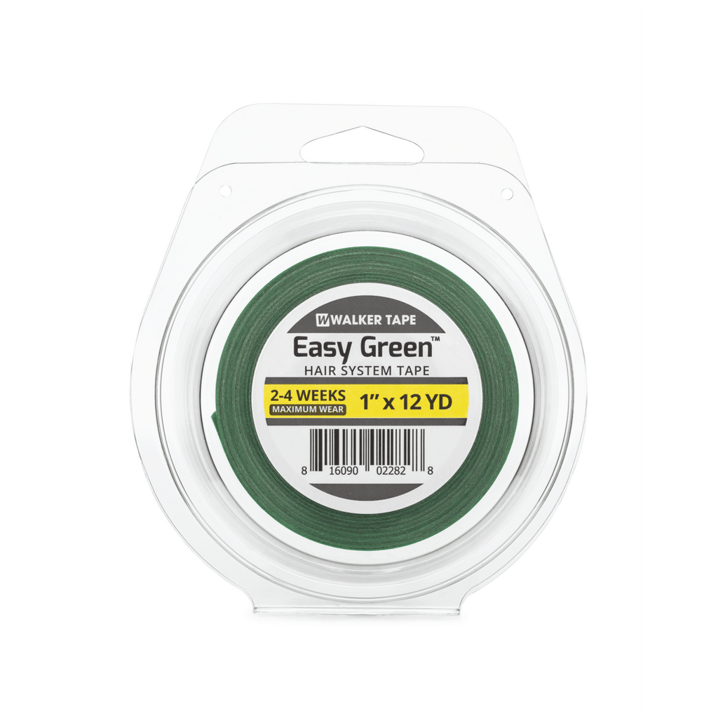 Walker Tape Easy Green Wig Tape Roll, 1 in x 12 yd