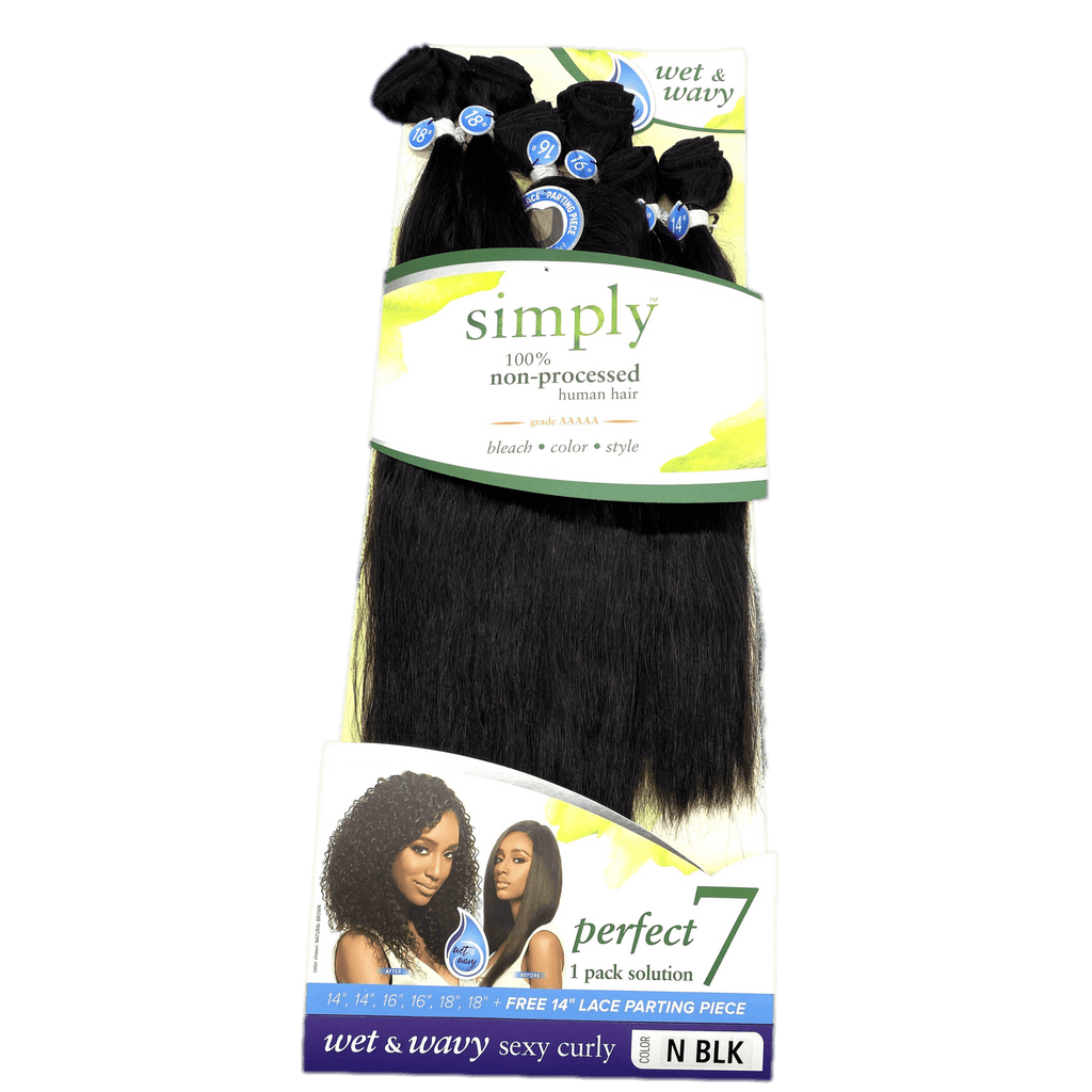 Outre Simply Perfect 7 Brazilian Unprocessed Human Hair Bundle 14" 16" 18"