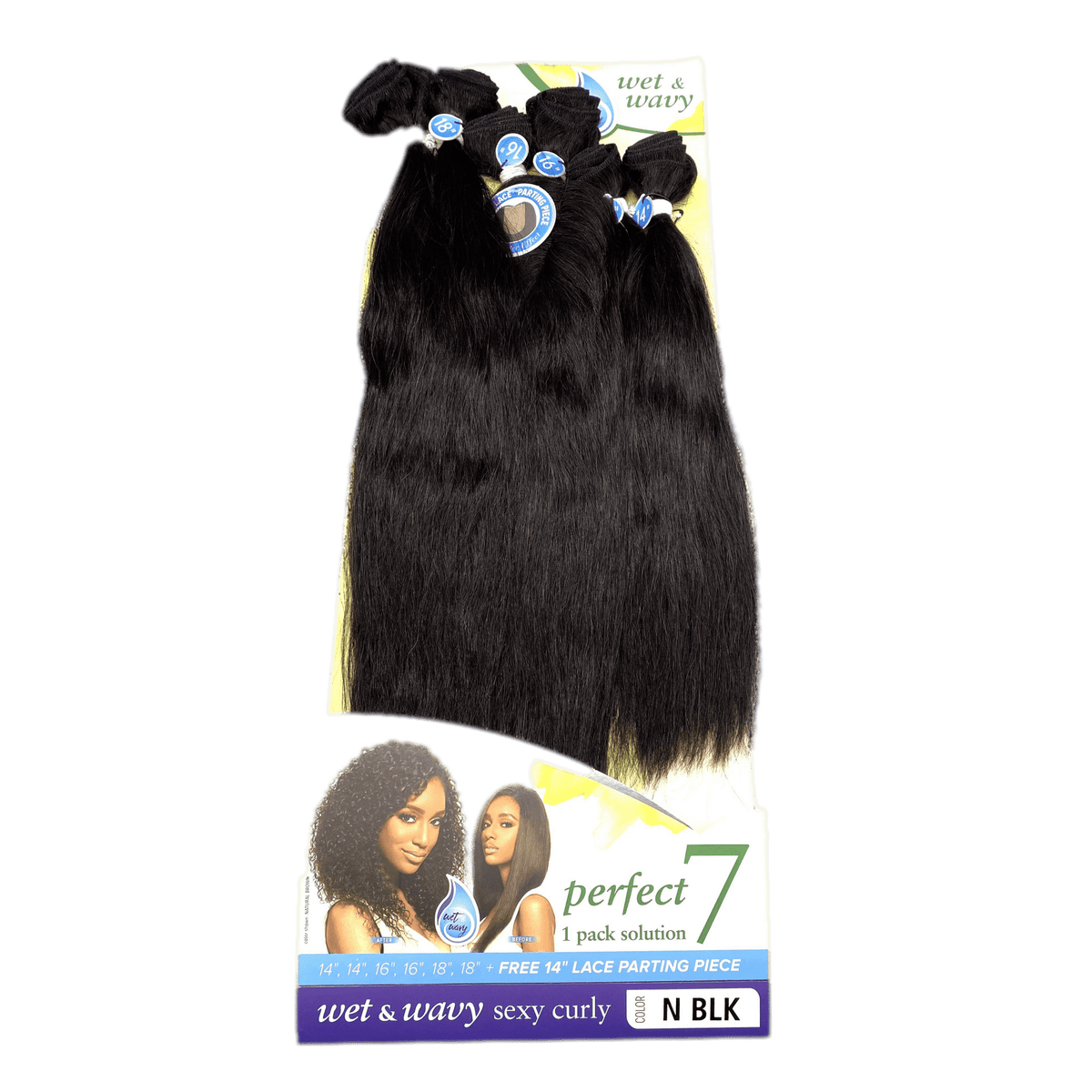 Outre Simply Perfect 7 Brazilian Unprocessed Human Hair Bundle 14" 16" 18"
