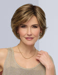 Raquel Welch Born to Shine Short Asymmetrical Wig, Average, RL8/12SS Iced Mocha