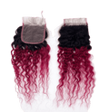 Rio Bohemian Human Hair Closure 4x4 Wine 12" Hairpiece