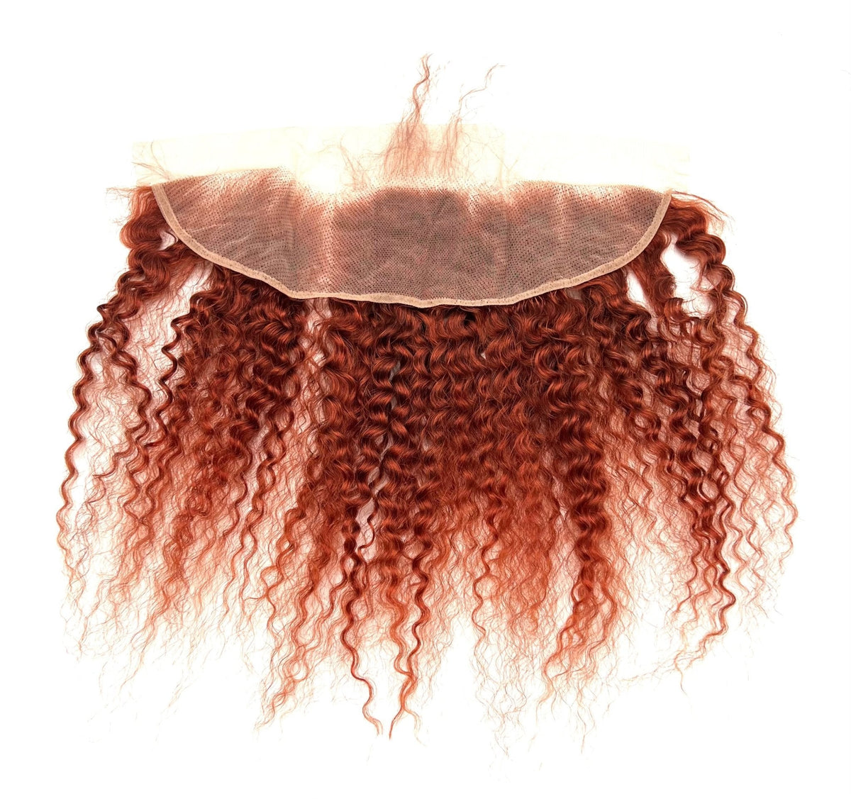 Rio Bohemian 13x4 Human Hair Frontal Ear to Ear Hairpiece Ginger - Choose Size
