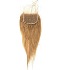 Rio Straight 4x4 Human Hair Closure Hairpiece Color 27 - Choose Size