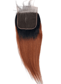 Rio Straight Human Hair Closure 5x5 Honey 14'' Hairpiece