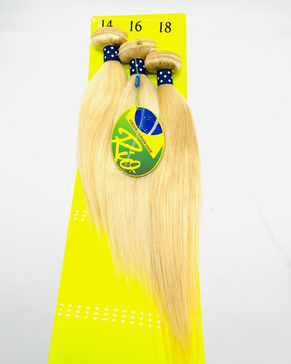 Rio Ukrainian Straight Human Hair Bundles Extensions - Choose Length